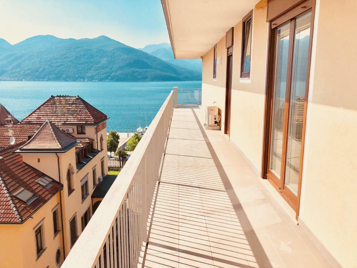 Appartamento Attico Palazzo di Vetro Luino Esterno foto